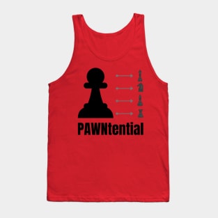 Chess potential pun PAWNtential Tank Top